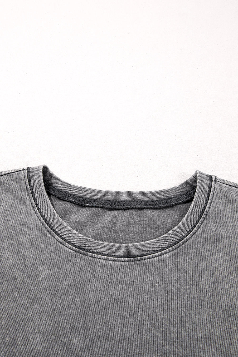 Philippine Gray Mineral Wash Half Sleeve Vintage T Shirt