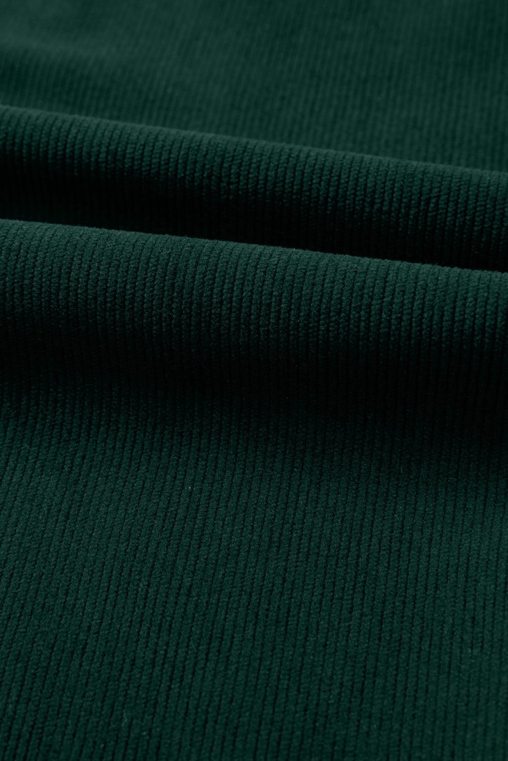 Evergreen Corduroy V Neck Patched Pocket Sleeveless Jumpsuit